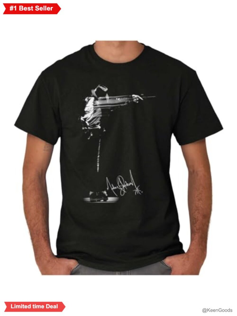 Michael Jackson Signature Autograph Graphic Tee Unisex